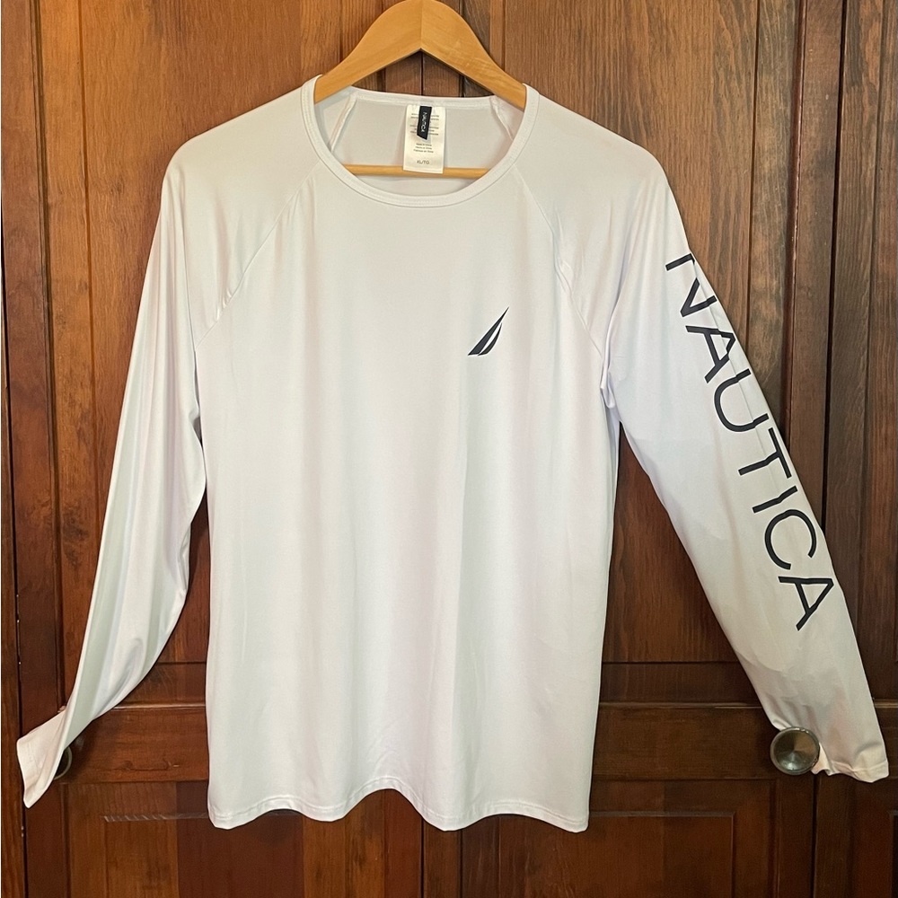 White Nautica Rash Guard NWOT